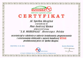 Certyfikat AC